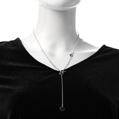 Hermes 18K White Gold Diamond Gambade Necklace 2 of 5