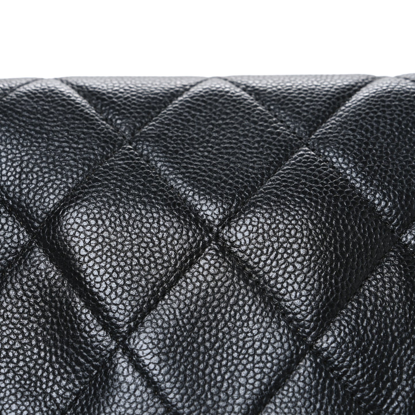 Caviar Quilted Coco Casual Flap Black