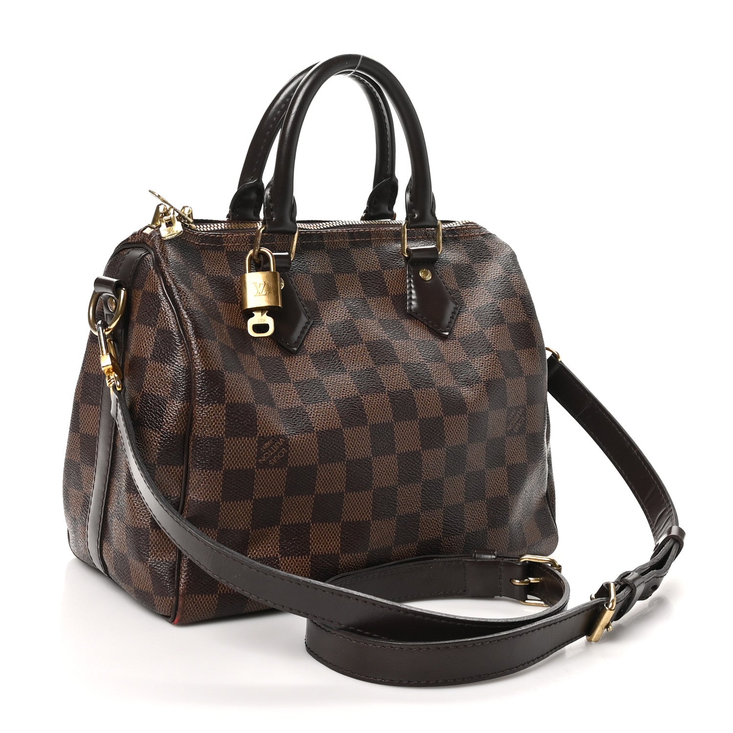 Louis Vuitton Damier Ebene Speedy Bandouliere 25 2 of 11