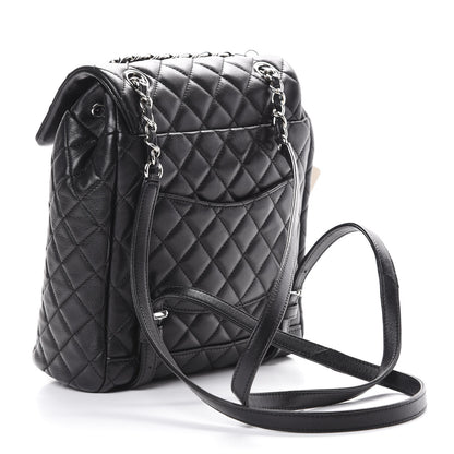 Chanel Lambskin Quilted Small Urban Spirit Backpack Black 2 of 10