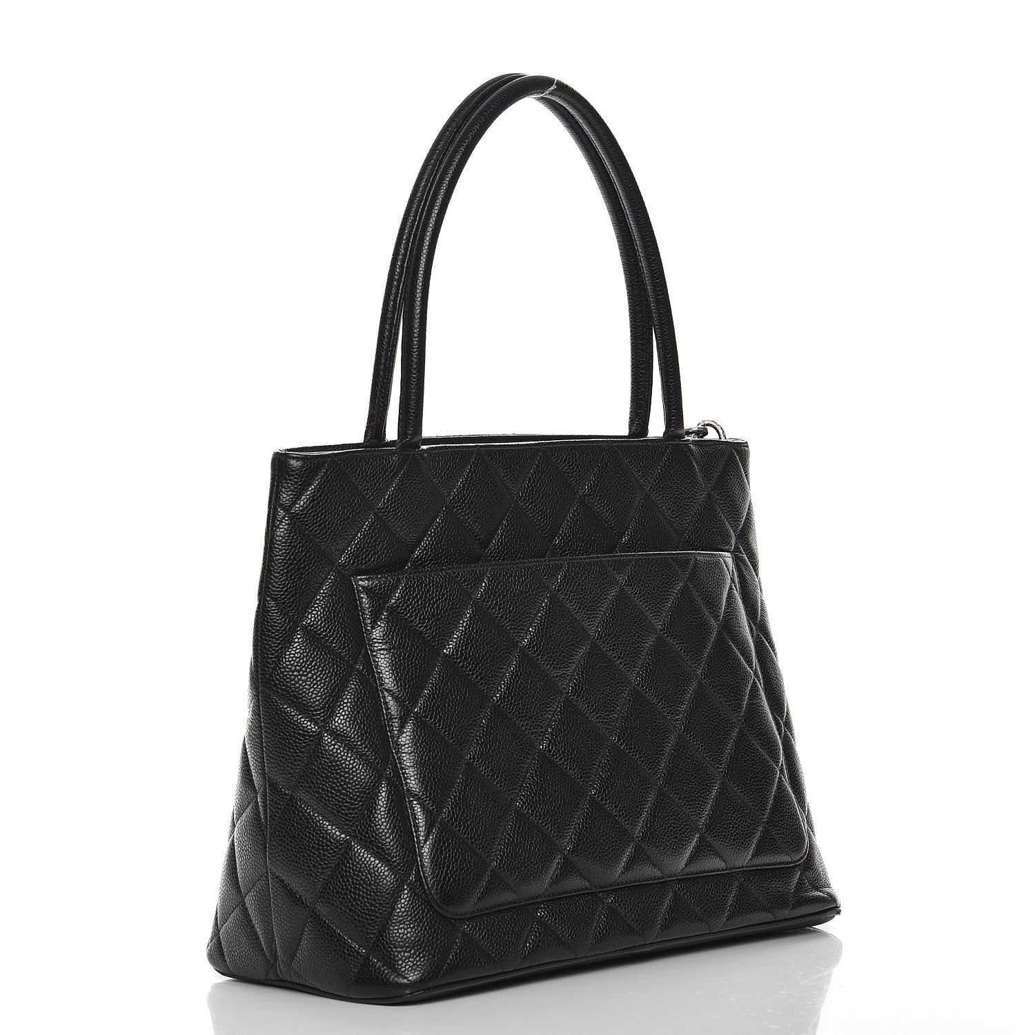 Chanel Caviar Quilted Medallion Tote Black 3 of 16