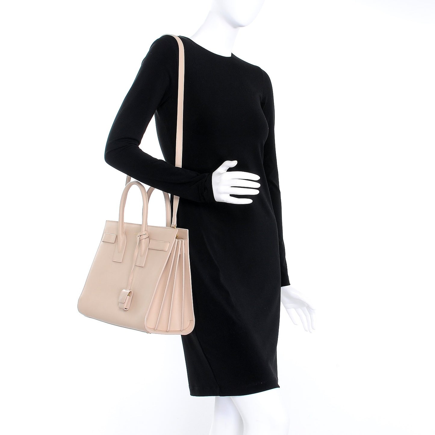 Calfskin Small Sac De Jour Nude Powder