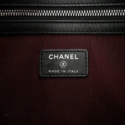 Chanel Caviar Quilted Large Cosmetic Case Black 6 of 7