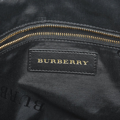 Burberry Signature Grain Calfskin Medium Welburn Tote Black 6 of 7