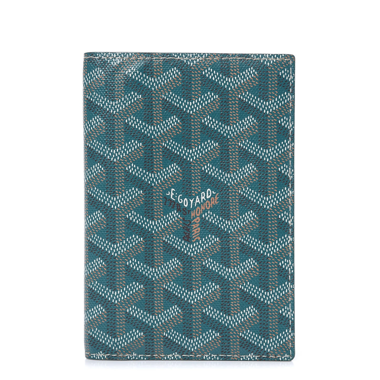 Goyardine Passport Wallet Green