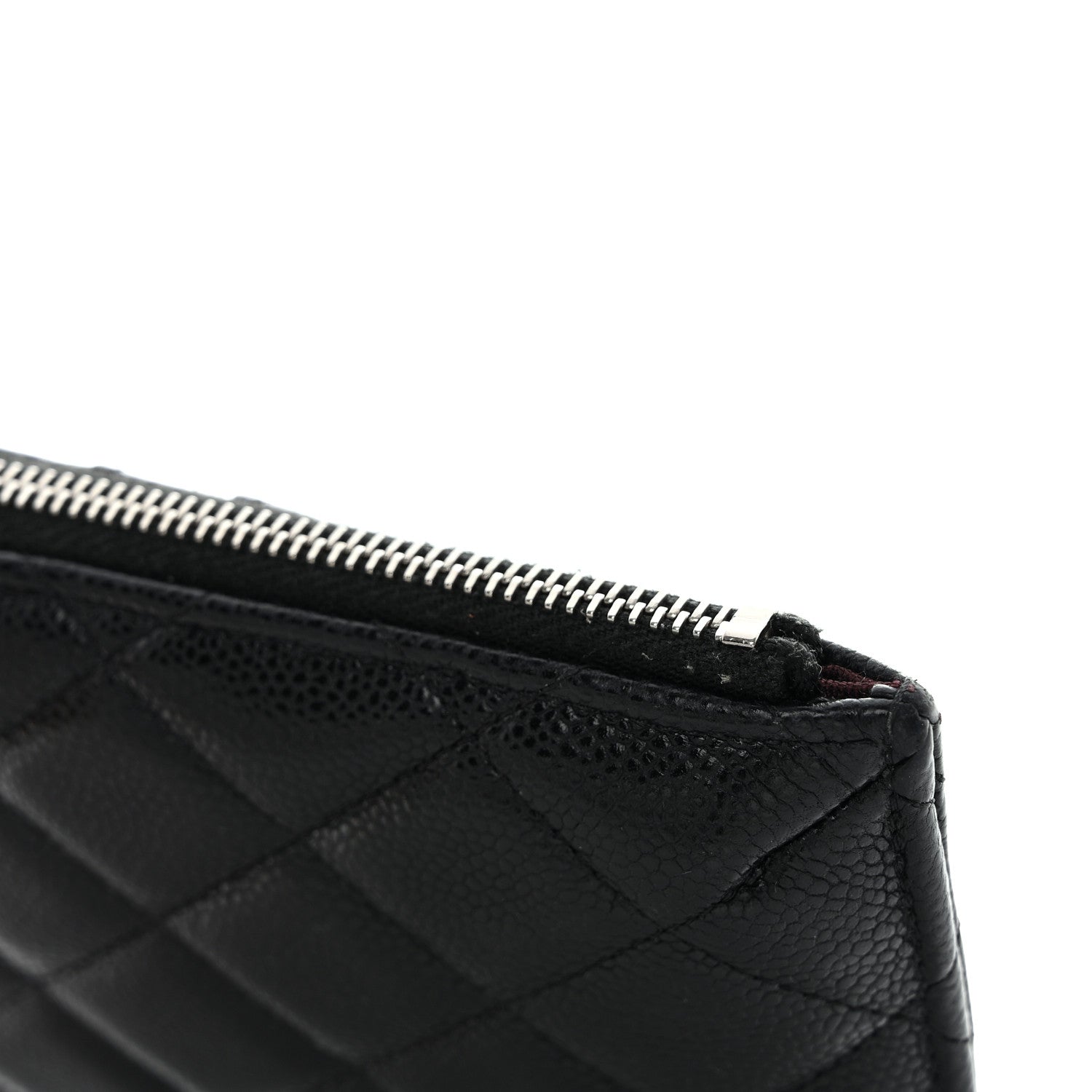 Chanel Caviar Quilted Classic Flat Wallet Pouch Black 12 of 12