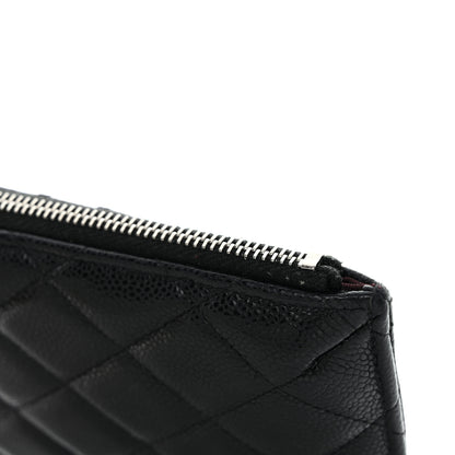 Chanel Caviar Quilted Classic Flat Wallet Pouch Black 12 of 12