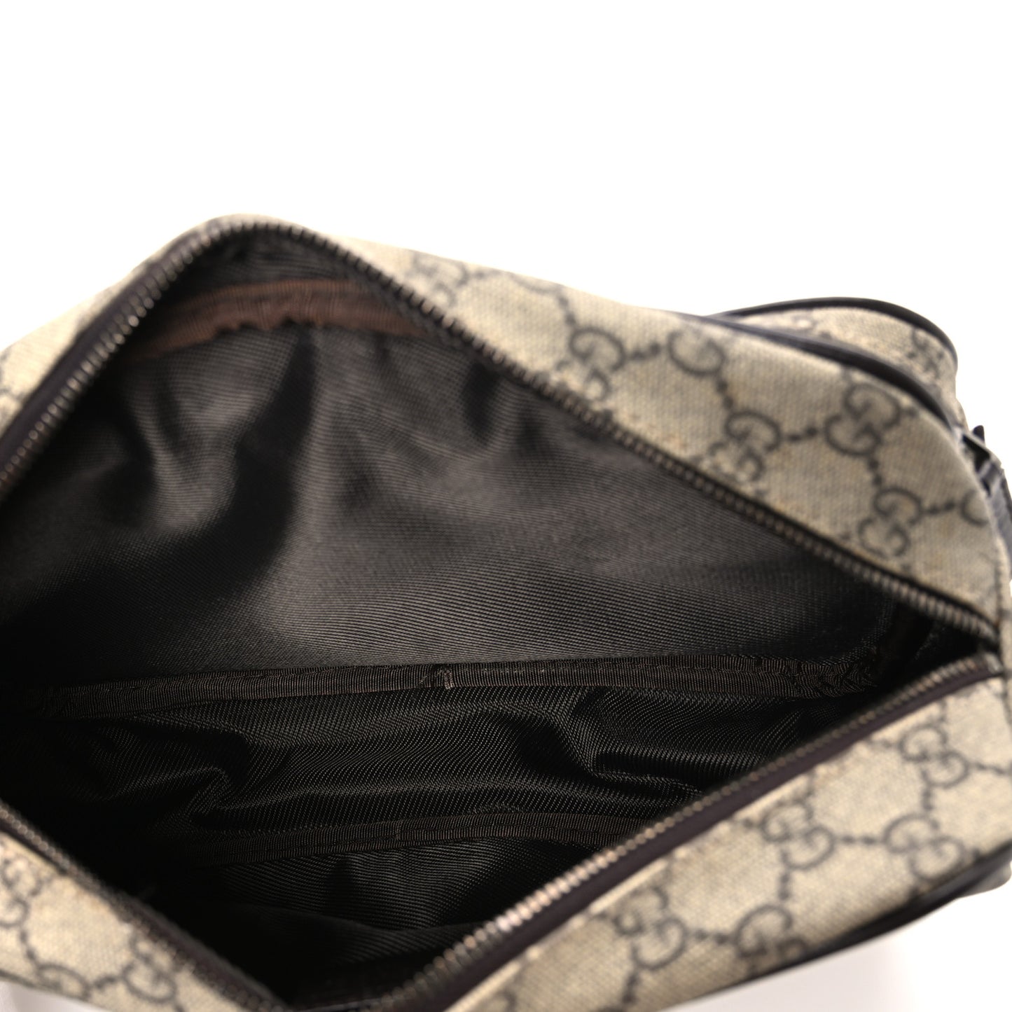 GG Plus Monogram Camera Bag Dark Brown
