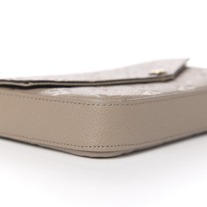 Louis Vuitton Empreinte Pochette Felicie Chain Wallet Tourterelle 9 of 13