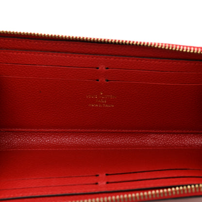 Louis Vuitton LOUIS VUITTON Empreinte Clemence Wallet Cherry 6 of 8