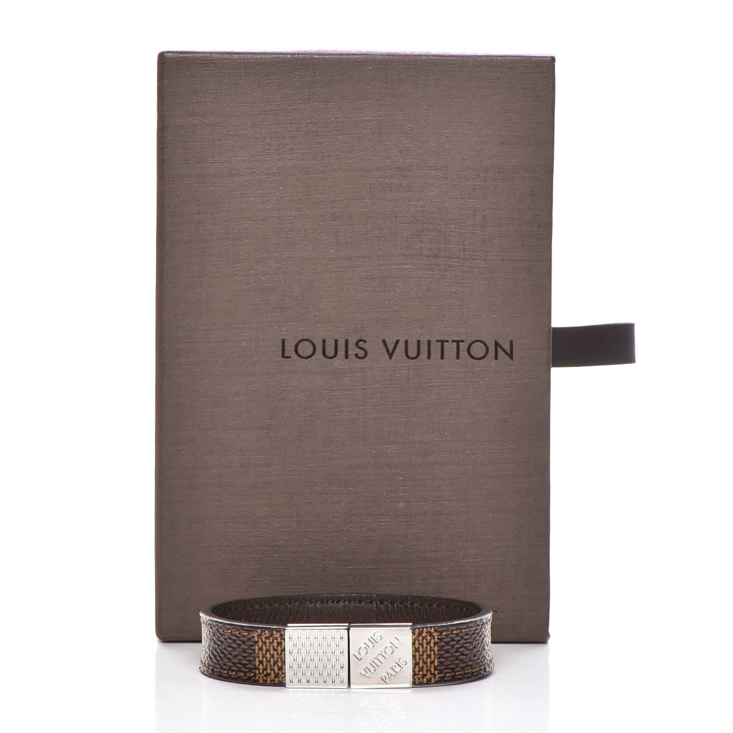 Louis Vuitton Damier Ebene Pull It Bracelet 19 6 of 6