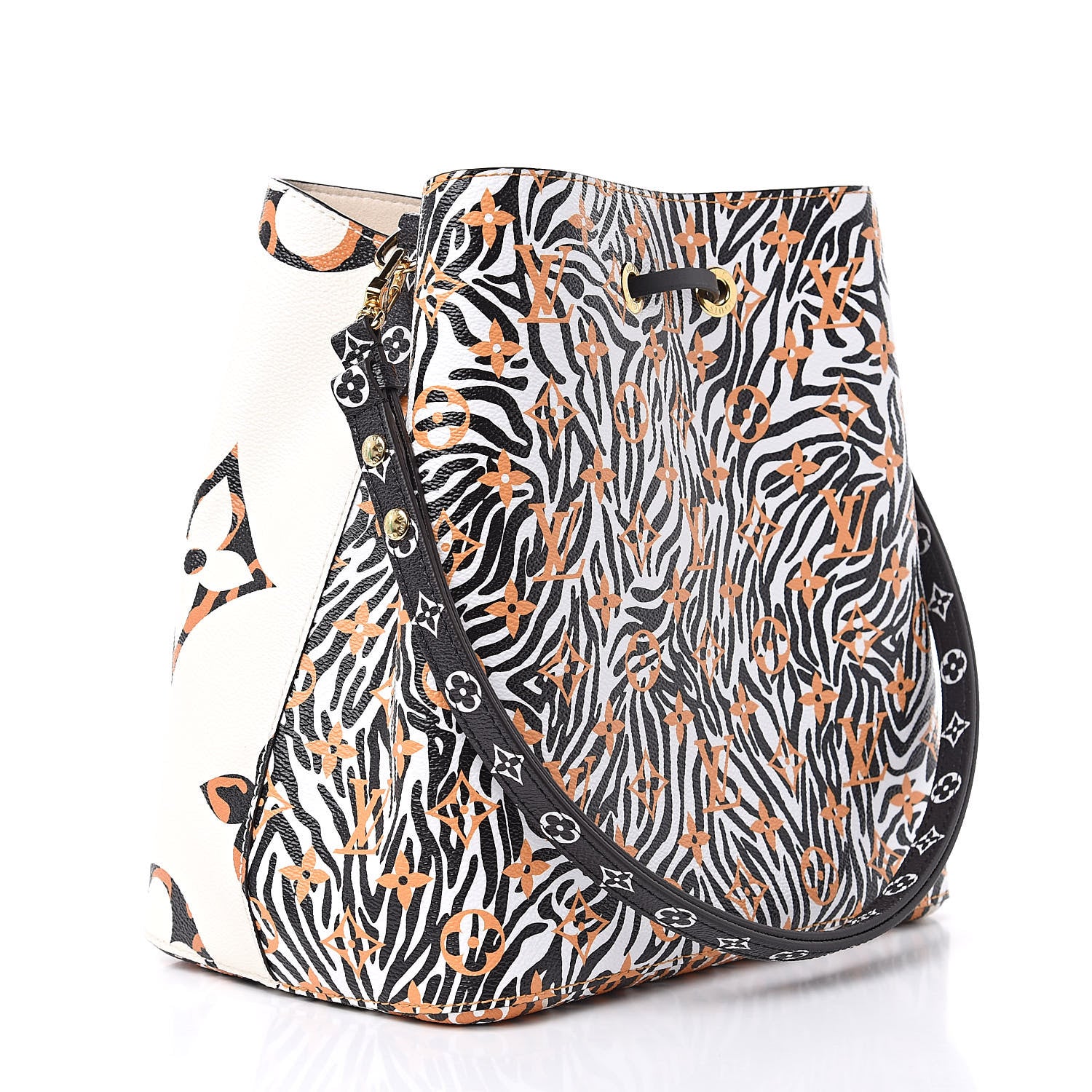 Louis Vuitton Monogram Giant Jungle NéoNoé Ivory 3 of 9