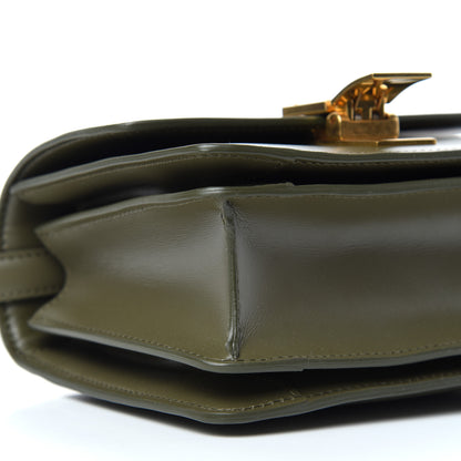 Celine Box Calfskin Small Classic Box Flap Bag Army Green 8 of 10