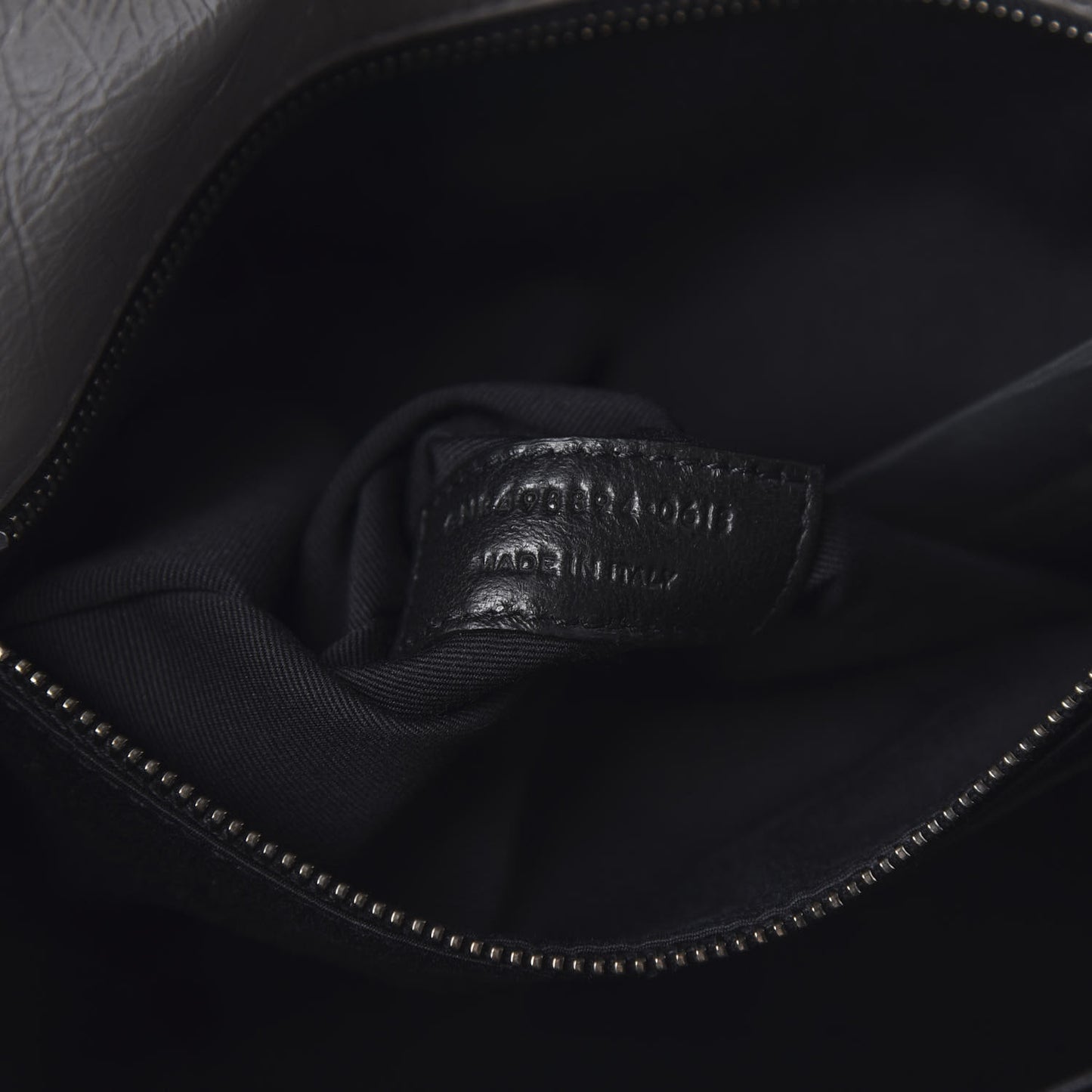 Crinkled Calfskin Matelasse Monogram Medium Niki Chain Satchel Light Gray
