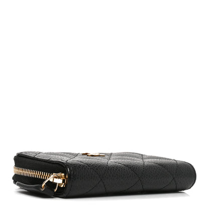 Chanel Caviar Quilted Zip Coin Purse Black 4 of 8