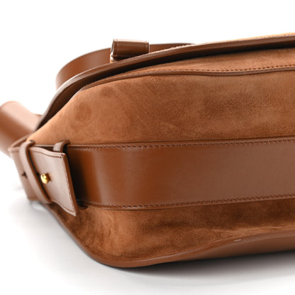 Tom Ford Suede Jennifer Saddle Bag Tobacco 5 of 10