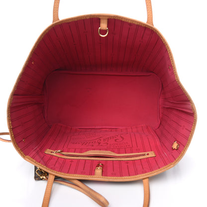 Louis Vuitton Monogram My LV Heritage Neverfull MM Fuchsia White 5 of 18