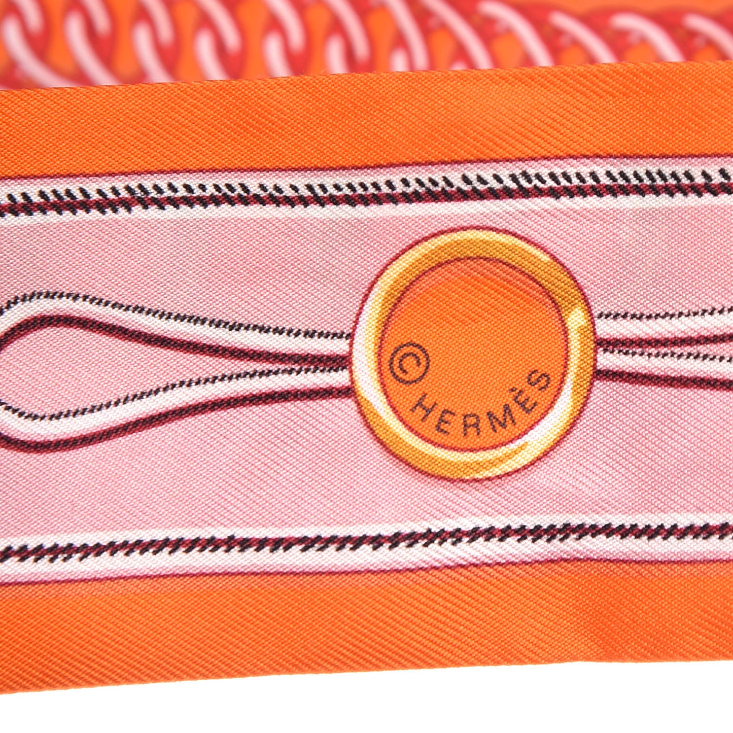Silk Maillons Twilly Orange Vieux Rose Gold