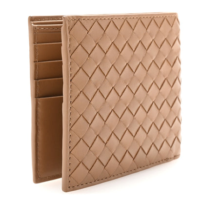 Bottega Veneta Nappa Intrecciato Bi-Fold Wallet Brown 3 of 8