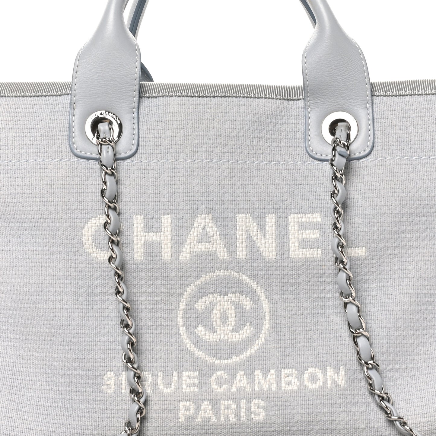 Mixed Fibers Small Deauville Tote Light Blue