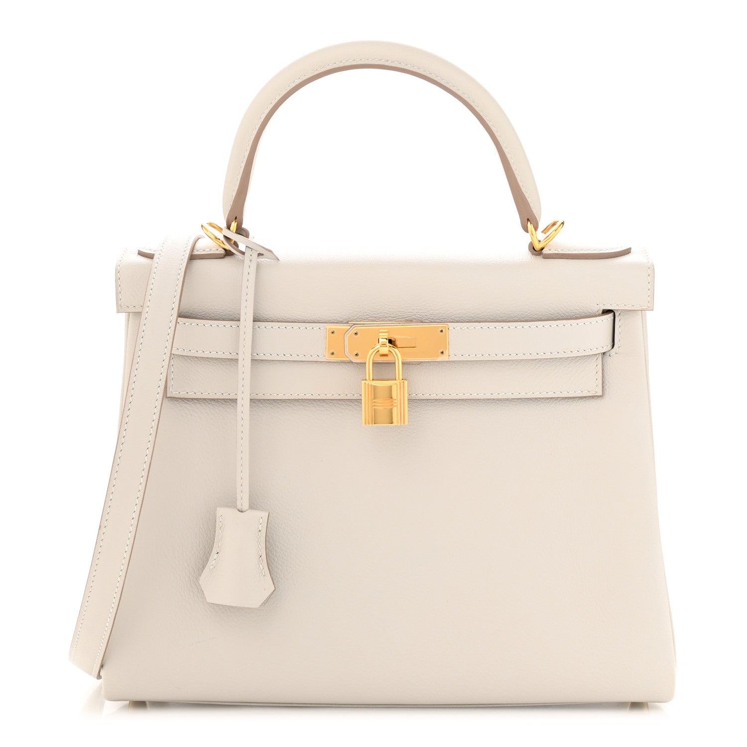Hermes Evercolor Kelly Retourne 28 Gris Perle 1 of 12