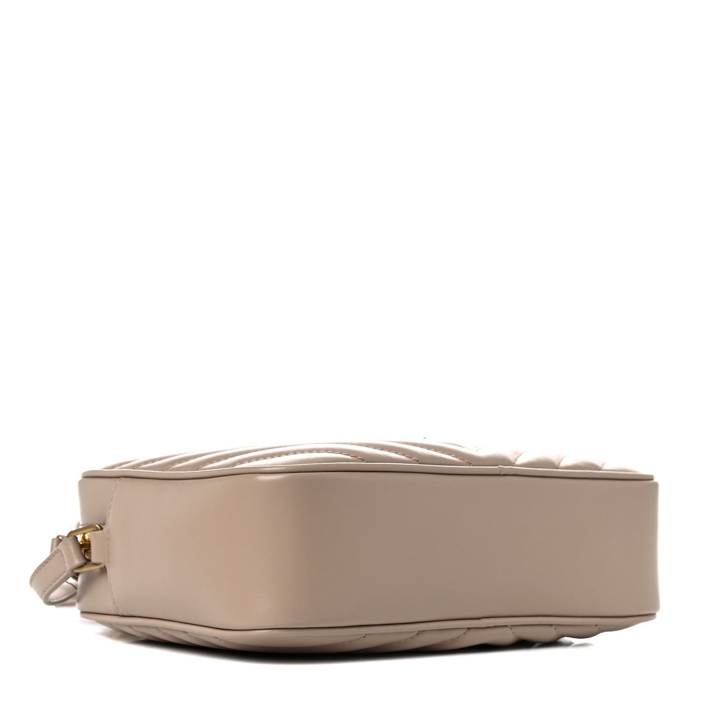 Calfskin Matelasse Monogram Lou Camera Bag Dark Beige