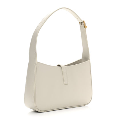 Saint Laurent Smooth Calfskin Le 5 A 7 Hobo Blanc Vintage 3 of 14