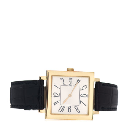 Piaget 18K Yellow Gold Alligator 30mm Altiplano Ultra Thin Manual Winding Watch 2 of 4