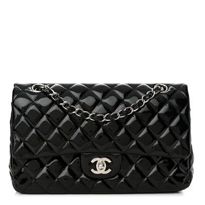 Chanel Patent Quilted Medium Double Flap Black 1 of 20