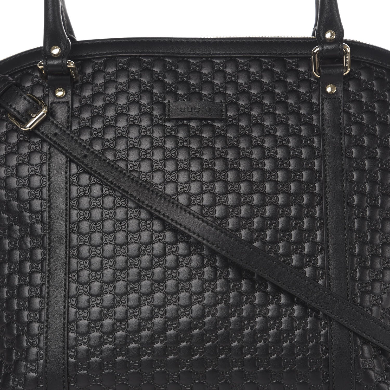 Gucci Soft Microguccissima Dome Satchel Black 11 of 11