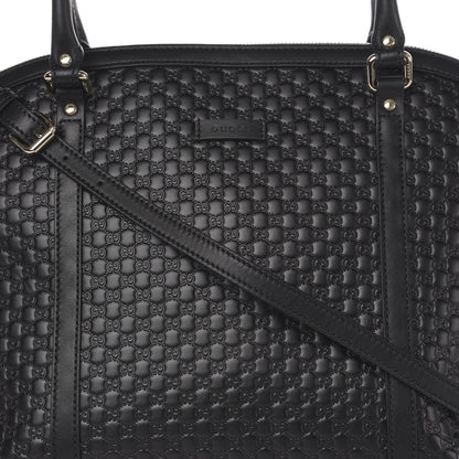 Gucci Soft Microguccissima Dome Satchel Black 11 of 11