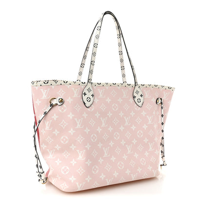Louis Vuitton Monogram Giant Neverfull MM Rouge 4 of 11