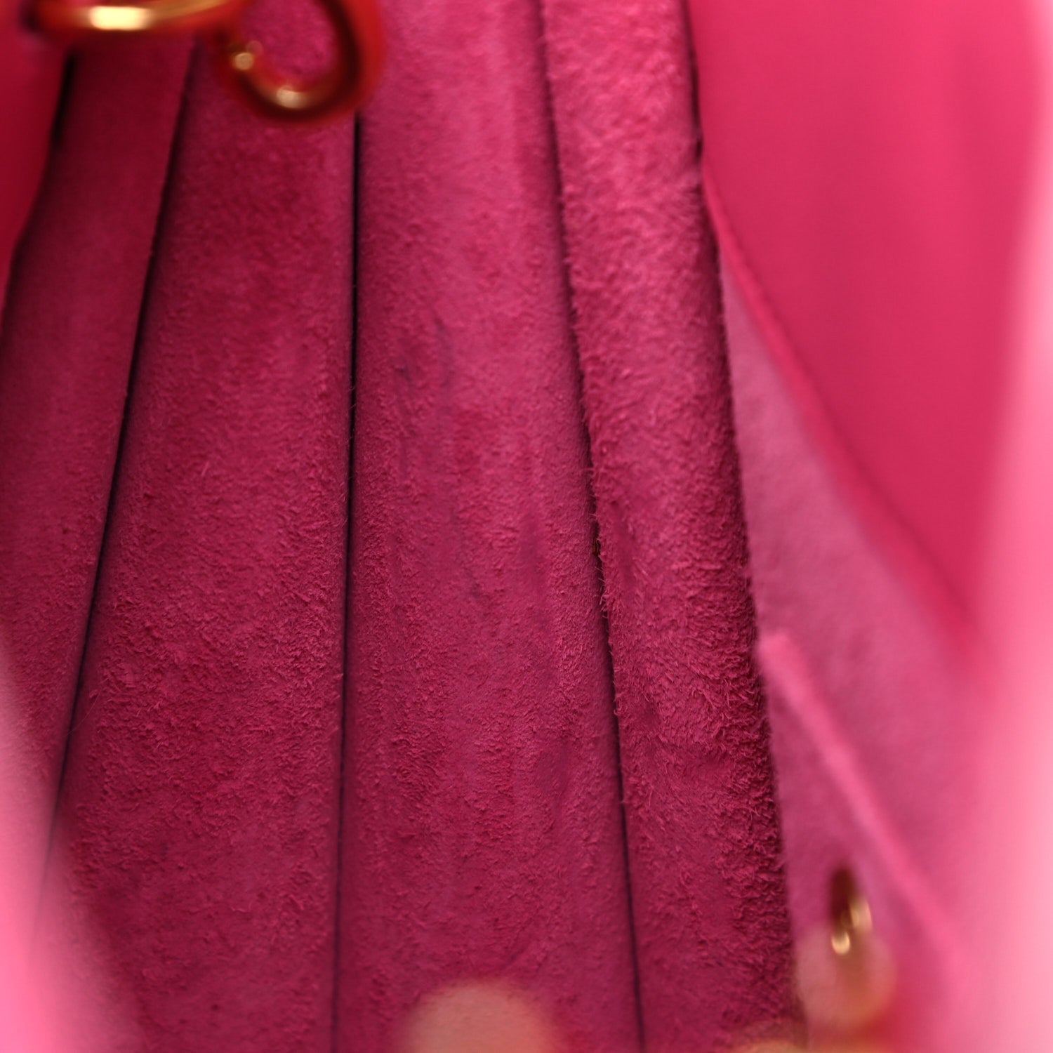 Saint Laurent Calfskin Nano Sac De Jour Lipstick Fuchsia 14 of 19