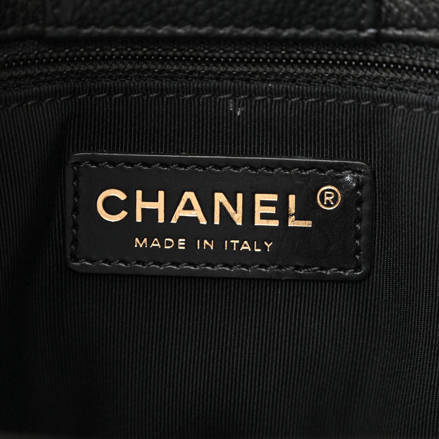 Chanel Caviar Medium Cerf Executive Shopper Tote Black 7 of 12