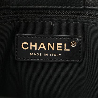 Chanel Caviar Medium Cerf Executive Shopper Tote Black 7 of 12