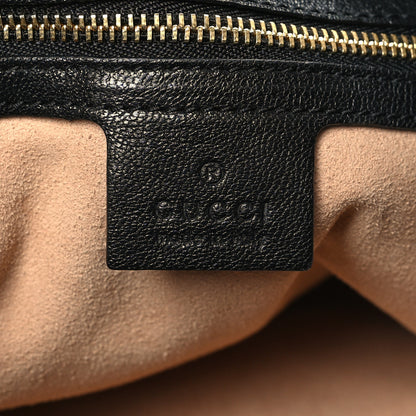 Gucci Sakai Calfskin Horsebit 1955 Cinch Top Messenger Bag Black 6 of 10