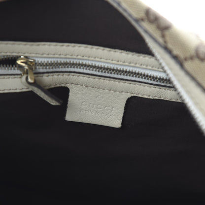 Gucci Monogram Large Biba Studded Hobo Off White 8 of 10