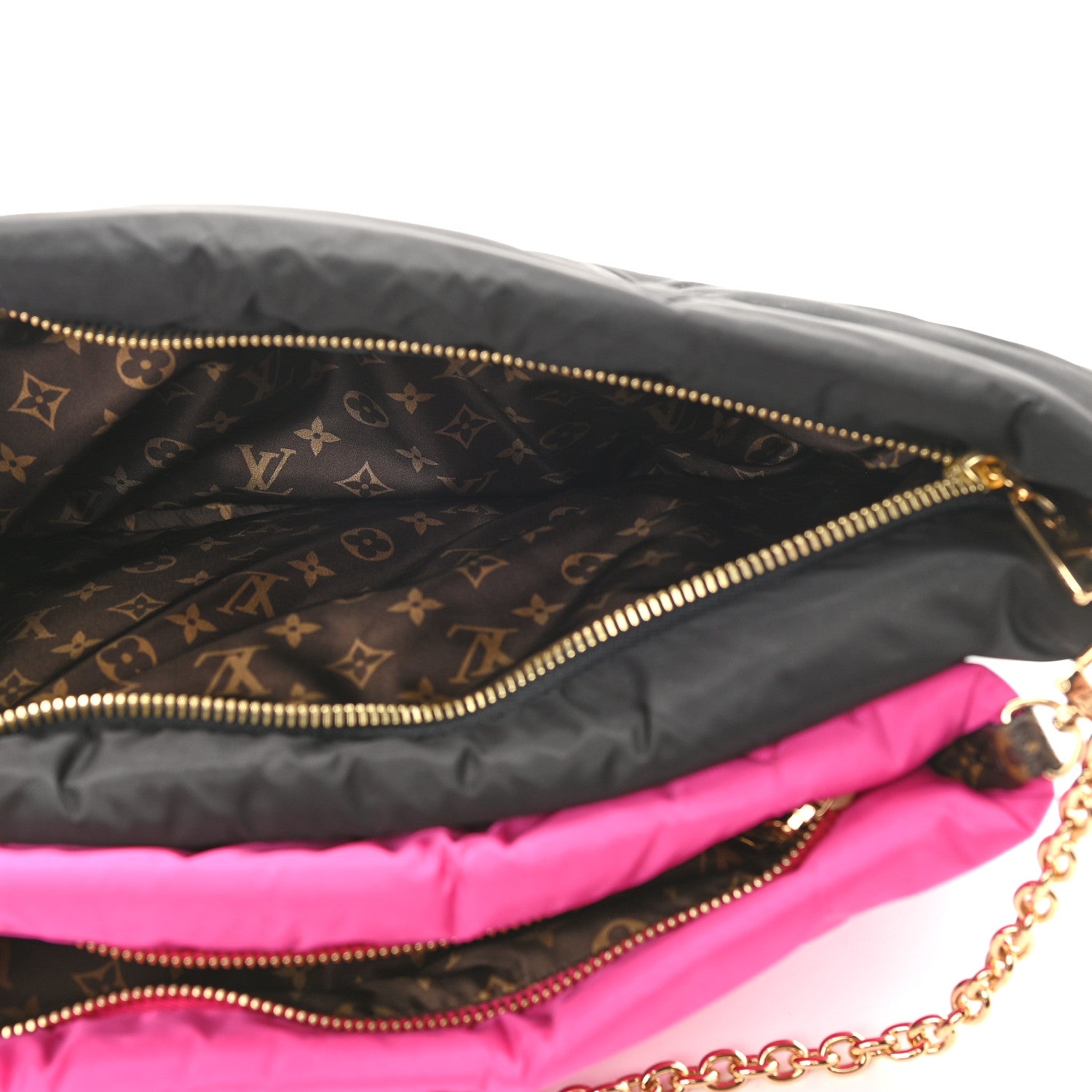 Louis Vuitton Econyl Monogram Pillow Maxi Multi Pochette Accessories Black Fuchsia 5 of 9