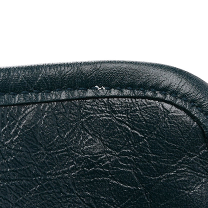 Saint Laurent Crinkled Calfskin Matelasse Monogram Medium Niki Chain Satchel Peacock Green 11 of 12