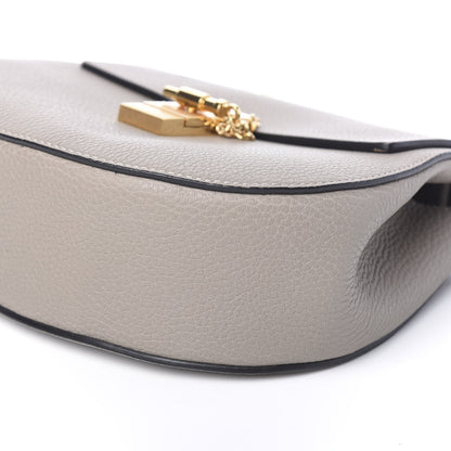 Chloe Grained Lambskin Drew Shoulder Bag Motty Grey 8 of 9