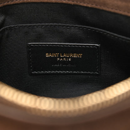 Saint Laurent Suede Calfskin Small Fringe Crossbody Bag Brown 6 of 10