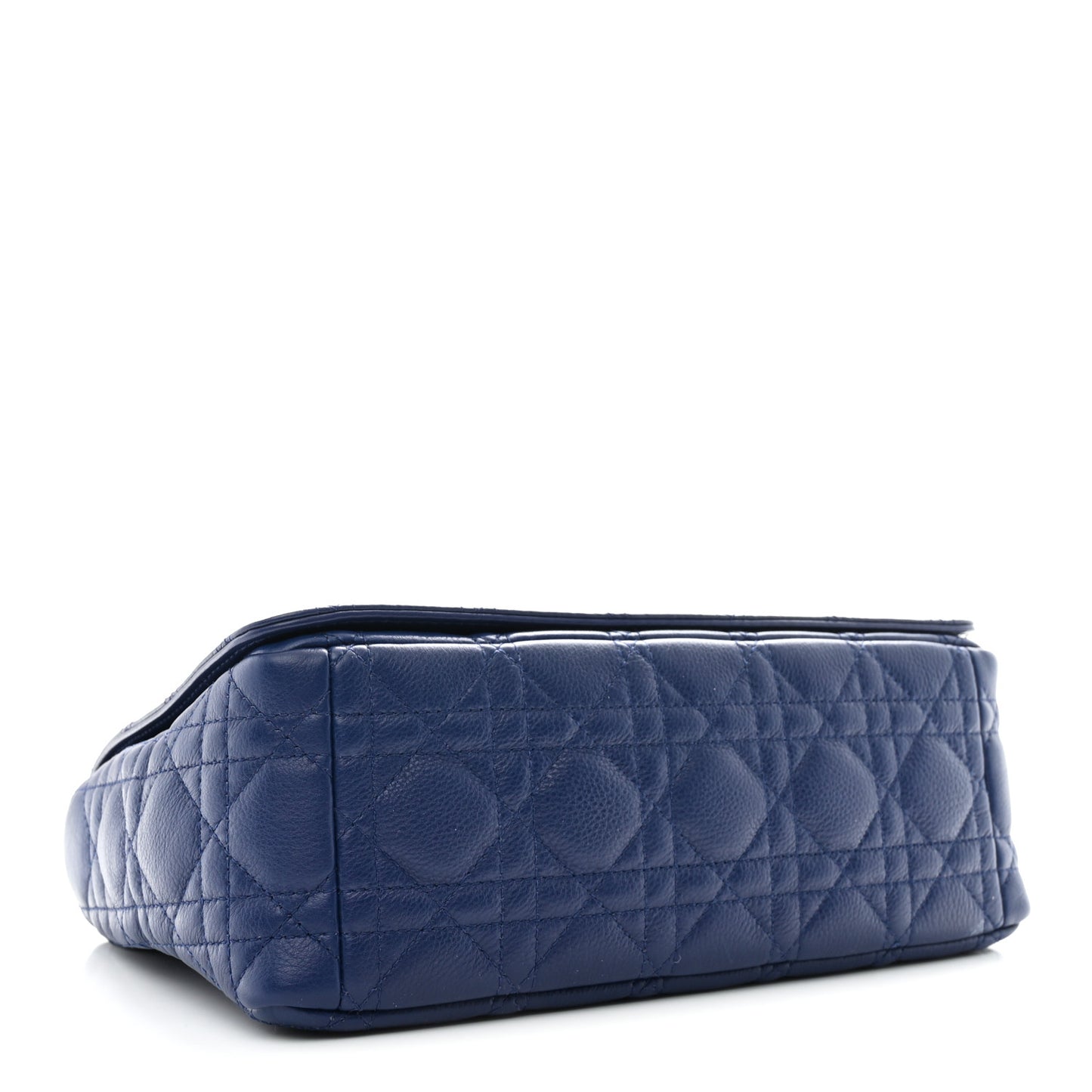Calfskin Cannage Medium Caro Bag Royal Blue