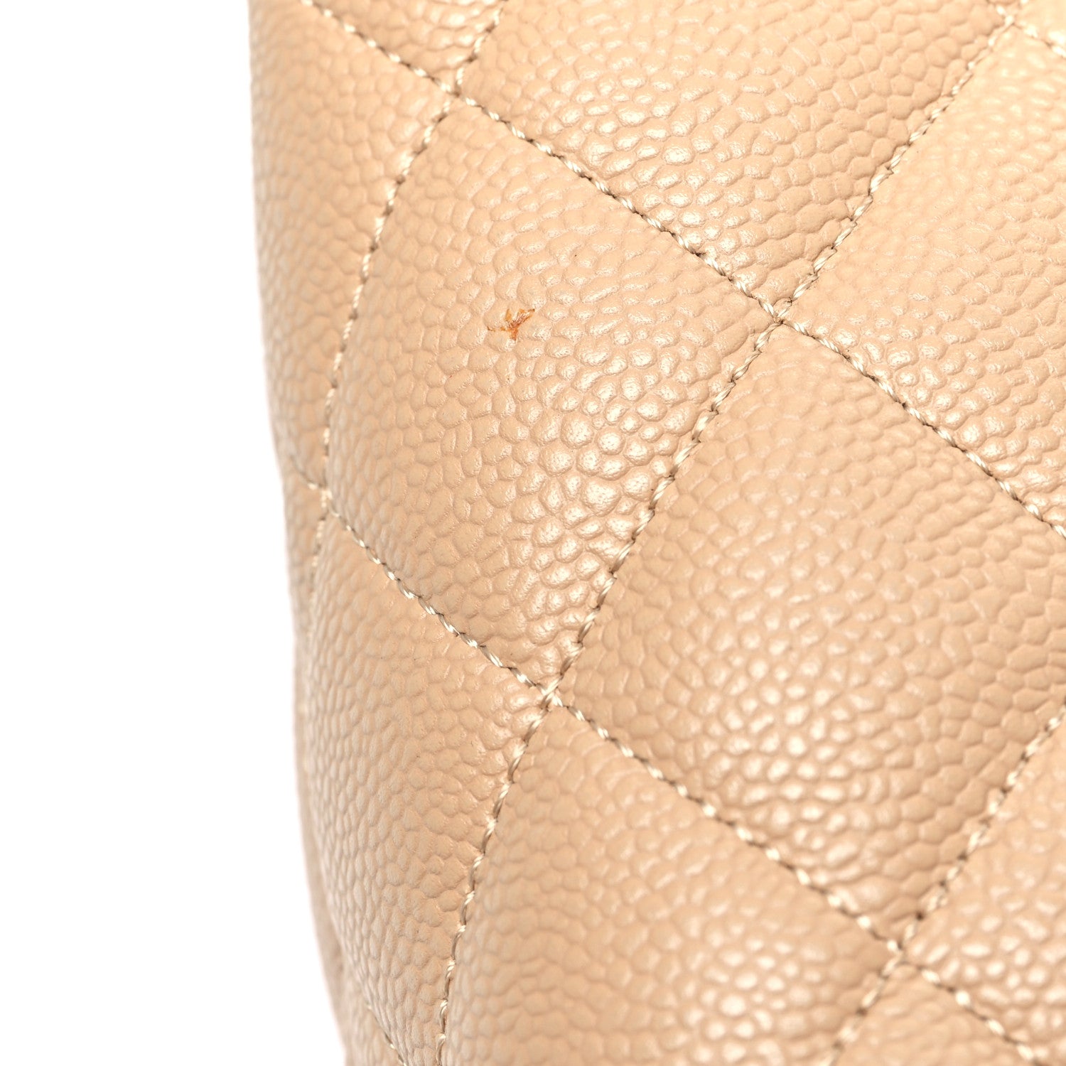 Chanel Caviar Quilted Medallion Tote Beige 11 of 13