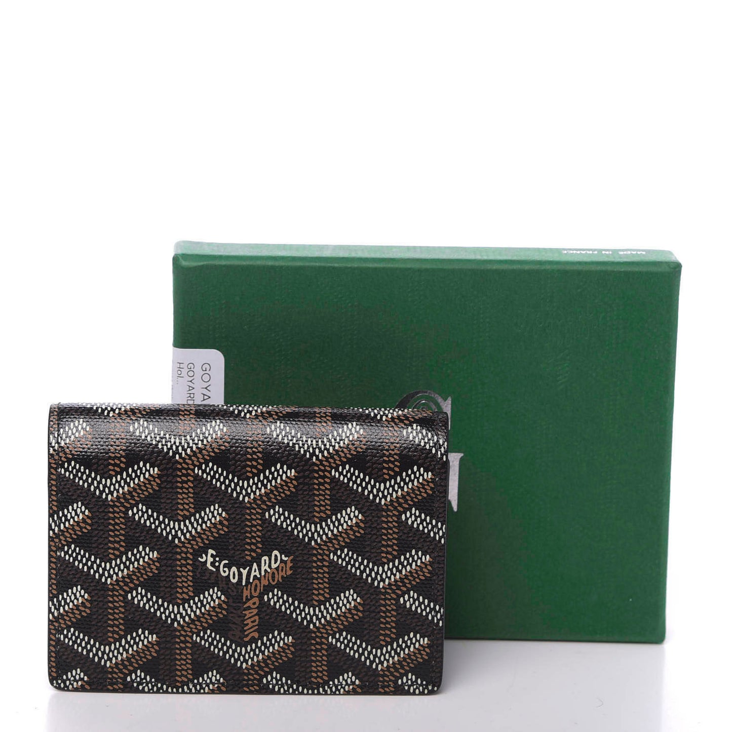 Goyardine Business Card Holder Black