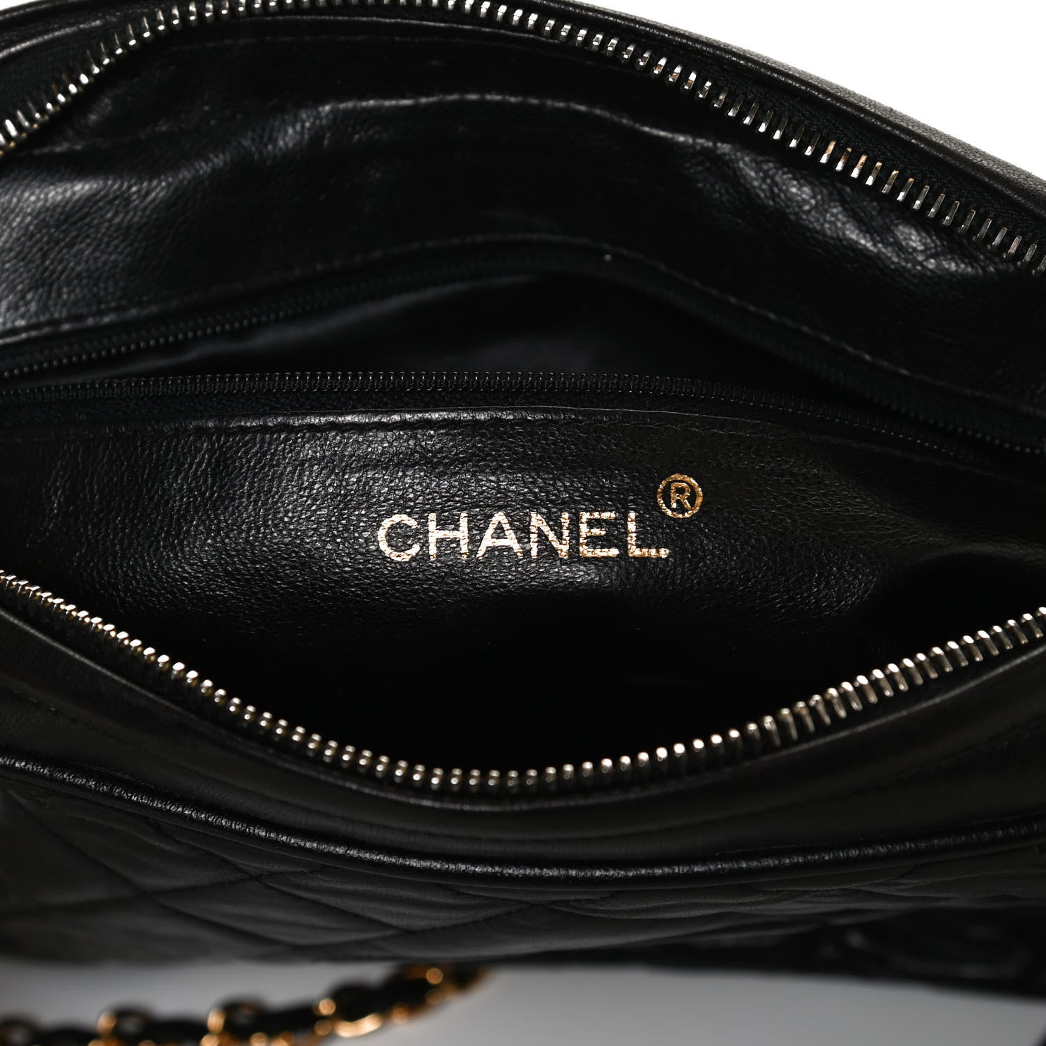 Chanel Lambskin Quilted CC Tassel Camera Case Black 6 of 11