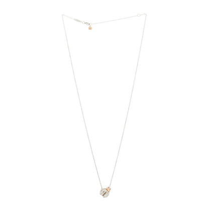 Tiffany Sterling Silver 18K Rose Gold Return to Tiffany Love Bugs Ladybug Pendant Necklace 2 of 5