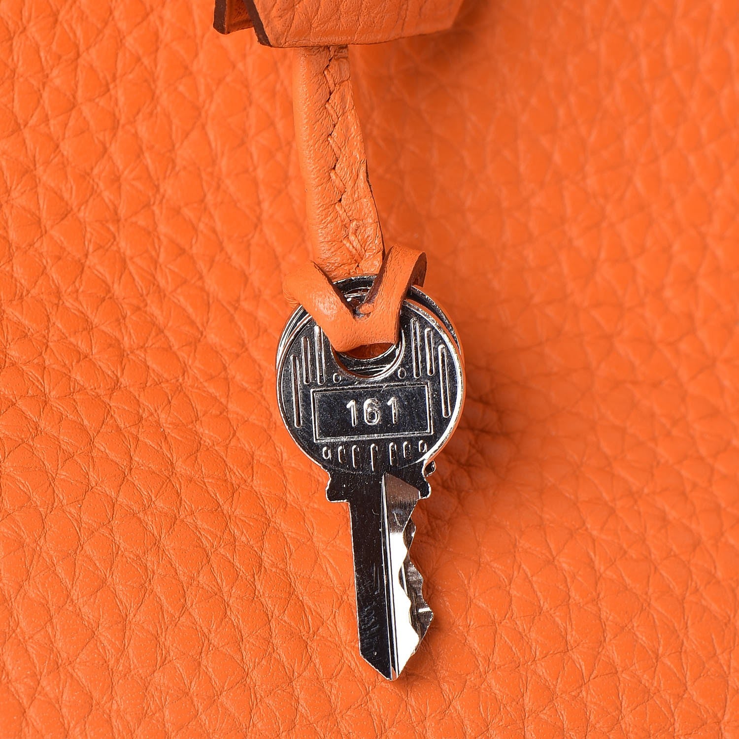 Hermes Taurillon Clemence Birkin 35 Orange 14 of 32