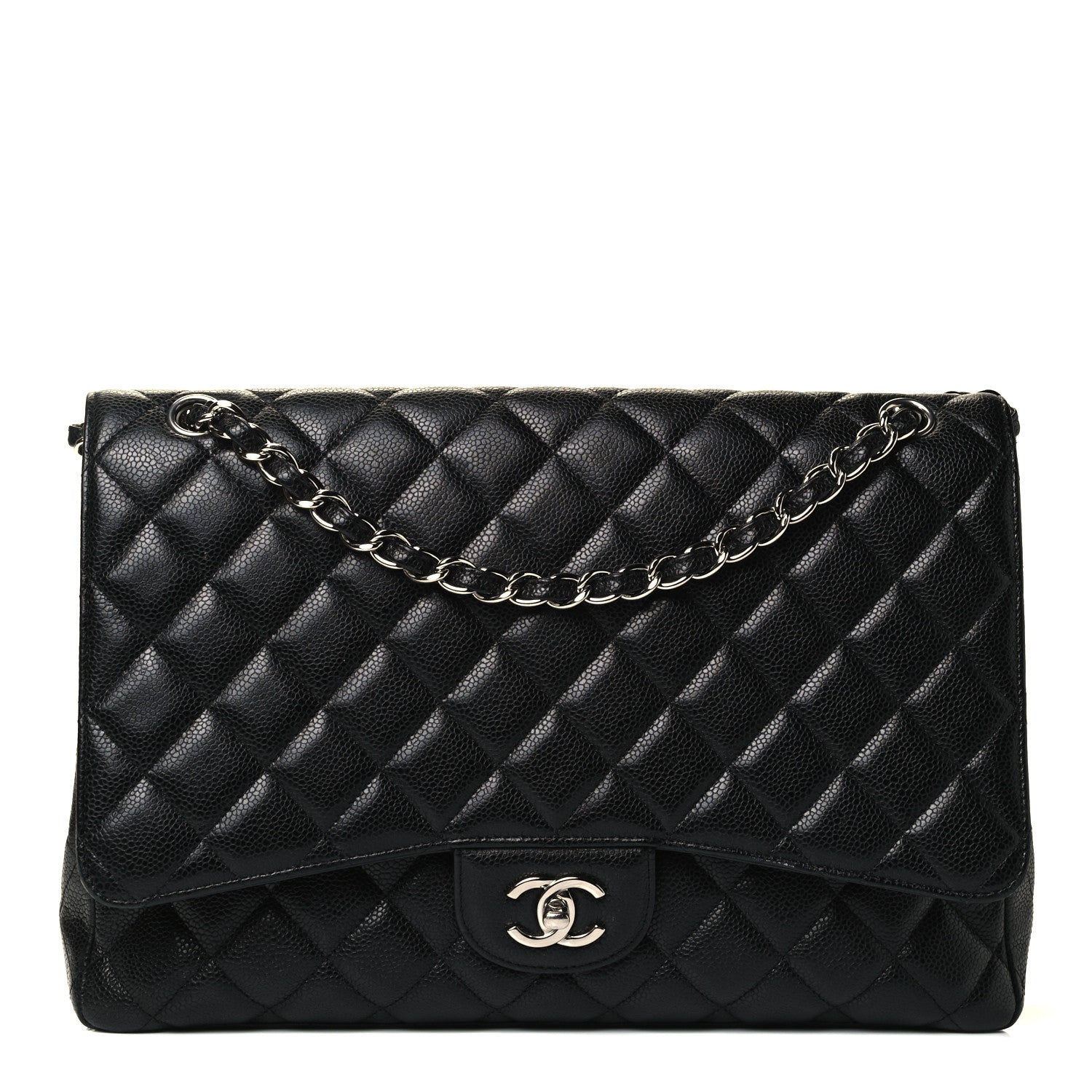 Chanel Caviar Quilted Maxi Single Flap Black 1 of 4