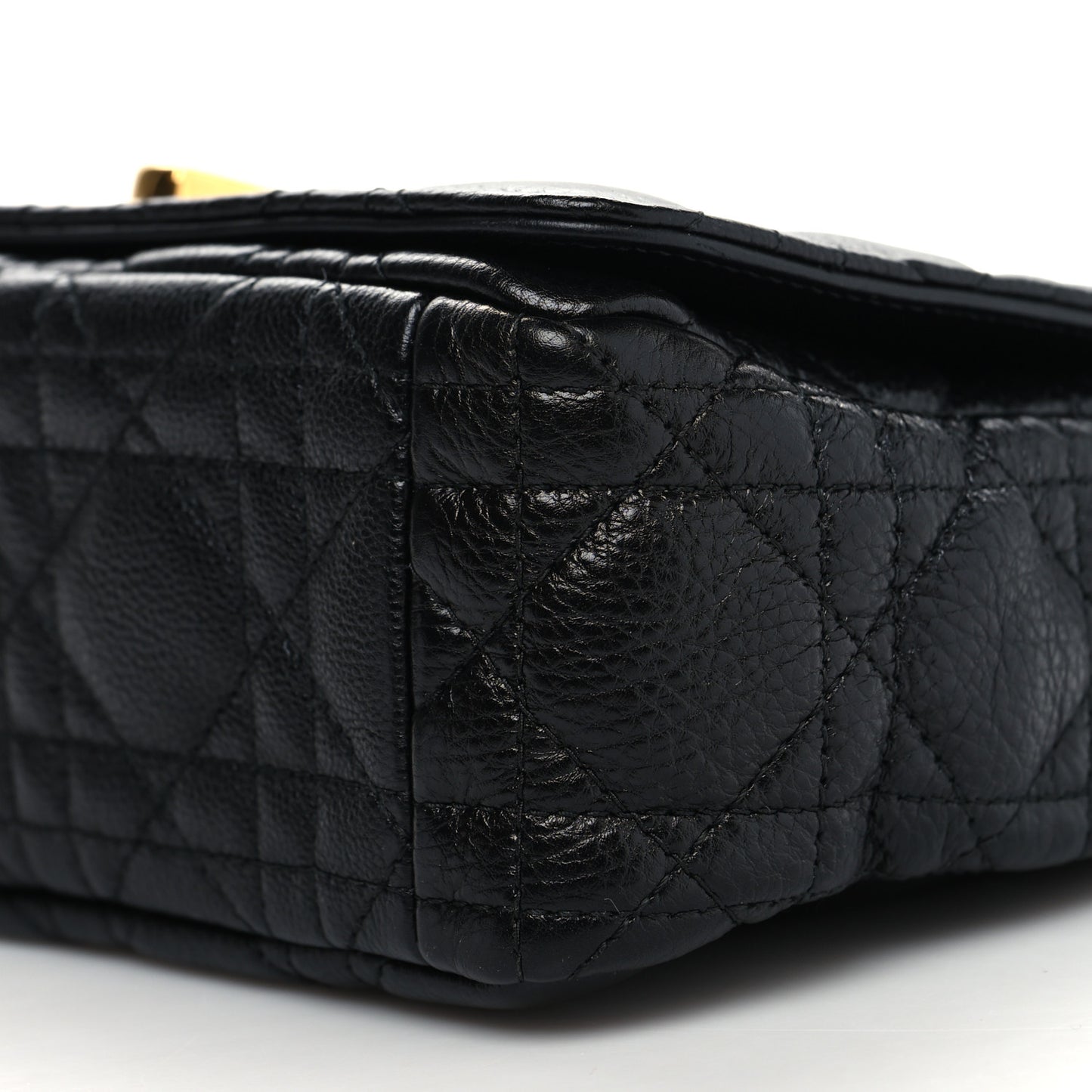 Calfskin Cannage Small Caro Bag Black