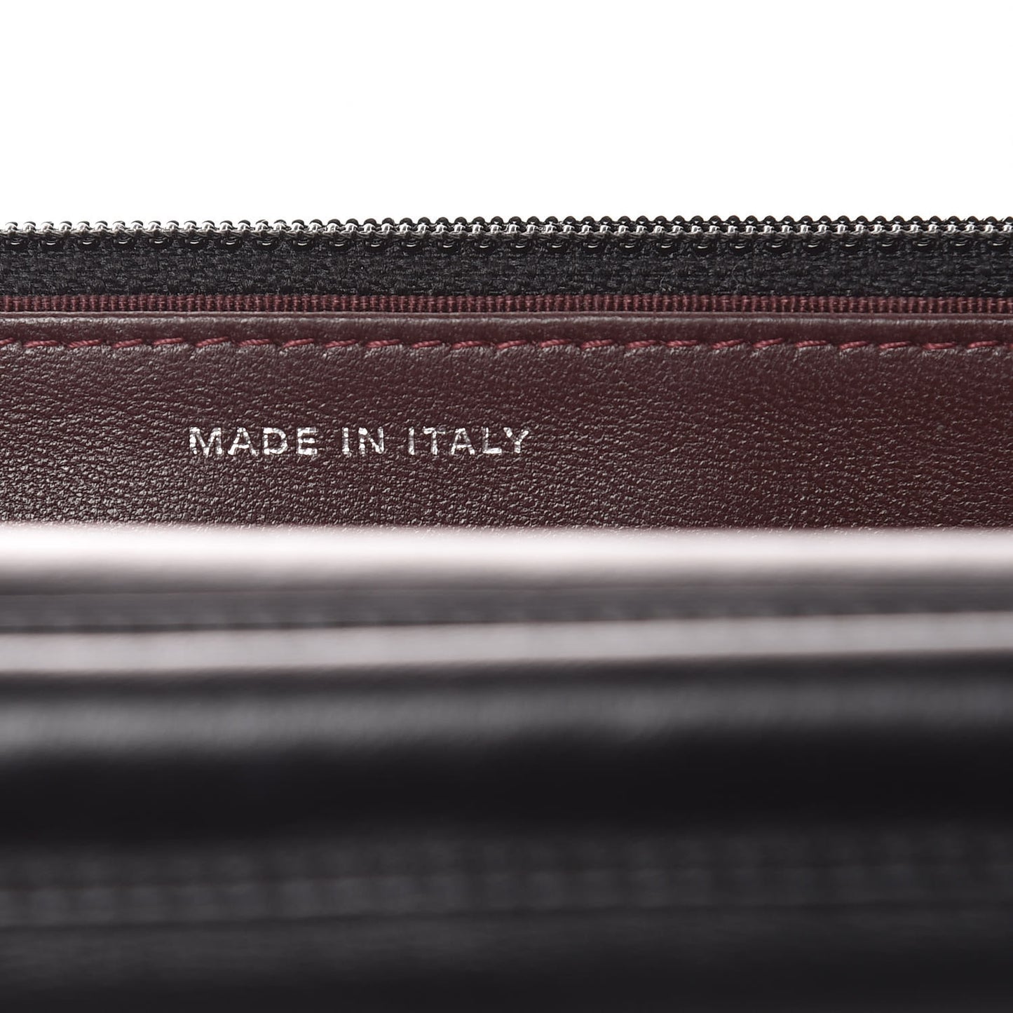 Lambskin Quilted Wallet On Chain WOC Black